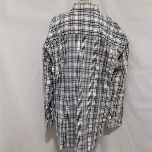 Fox Classic Plaid Flannel Shirt Men Size XL - Picture 2 of 4